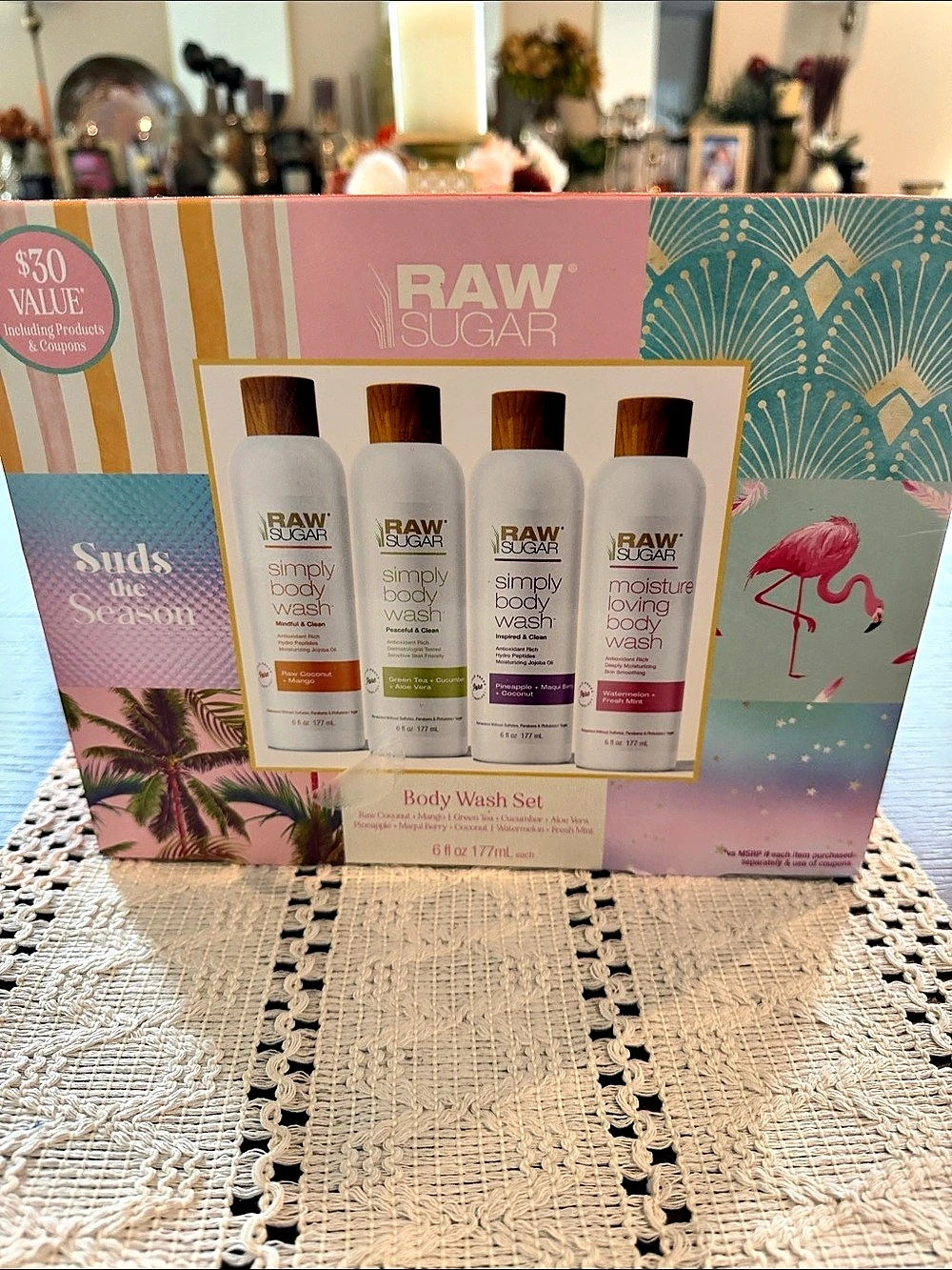 Raw Sugar Suds the Season Body Wash Set